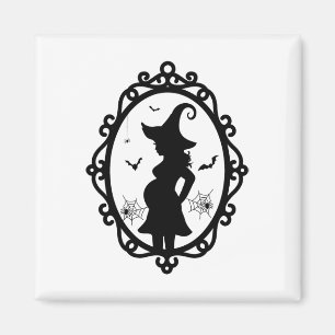 Aimant Costume De Sorcière Enceinte D'Halloween Et De Sor