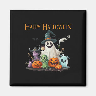 Aimant Costume d'Halloween Ghost mignon Joyeux Fantôme d'