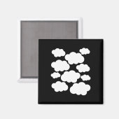 Aimant Costume d'Halloween Nuages blancs (Recto/Verso)