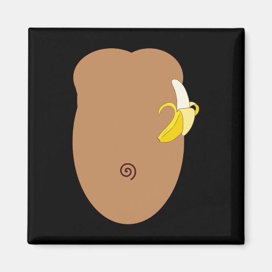 Aimant Costume d'Halloween singe (Devant)