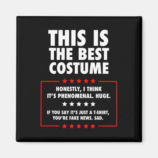 Aimant Costume d'Halloween Trump (Devant)