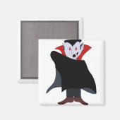 Aimant Costume d'Halloween Vampire mignon (Recto/Verso)