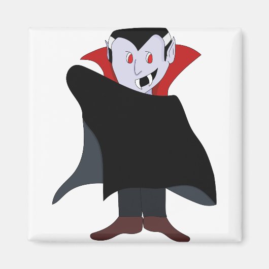 Aimant Costume d'Halloween Vampire mignon (Devant)