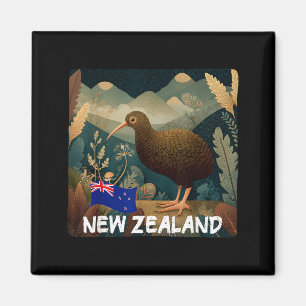 Aimant Costume graphique kiwi pour les amateurs de Nouvel