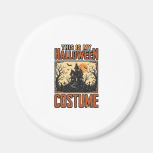 Aimant Costume Halloween Maison Hantée Vintage T-Shirt De