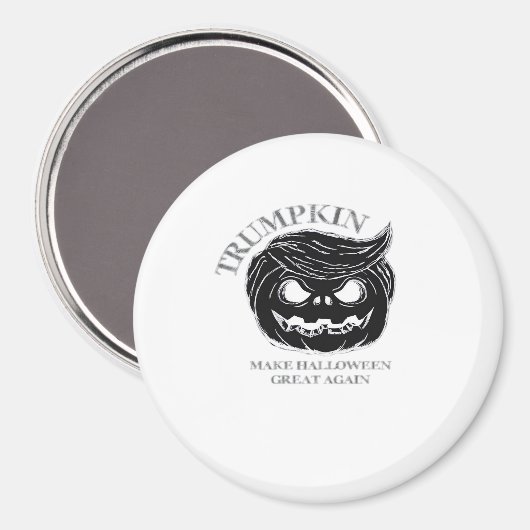 Aimant Costume Halloween Trumpkin drôle & mignon Hallowee (Recto/Verso)