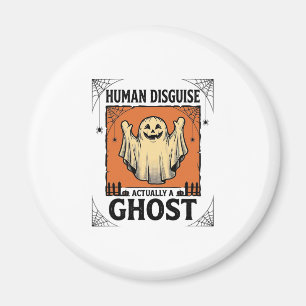 Aimant Costume Humain Fantôme Humour Halloween Vintage_1