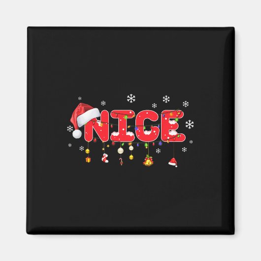 Aimant Costume Naughty Ou Nice Correspondant Couples De N (Devant)