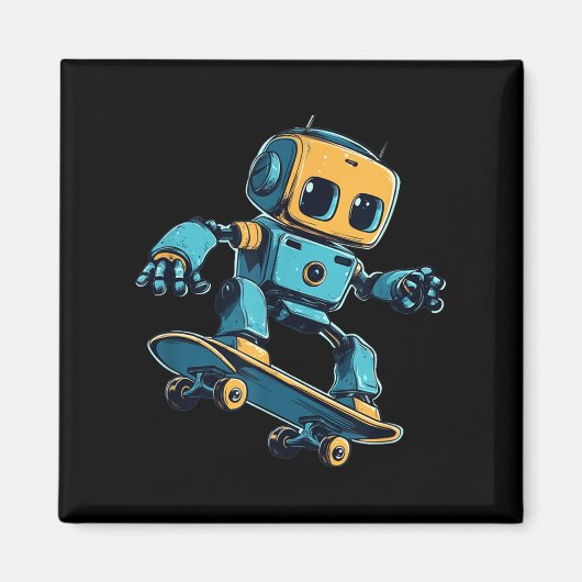 Aimant Costume Robot Patineur (Devant)