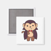 Aimant Costume Vampire de singe Halloween mignon diable e (Recto/Verso)