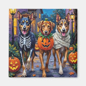Aimant Costumes d'Halloween de Wolfhound (Devant)