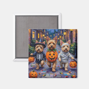 Aimant Costumes d'Halloween pour Cairn Terrier pour une t