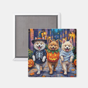 Aimant Costumes d'Halloween pour chiens Samoyèdes allant 
