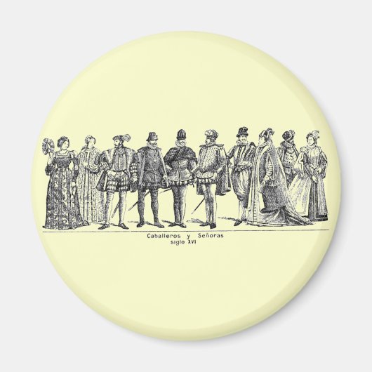 Aimant Costumes historiques (Devant)