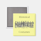 Aimant Costumes historiques (Recto/Verso)