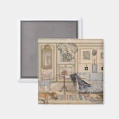 Aimant Cosy Corner (par Carl Larsson) (Recto/Verso)