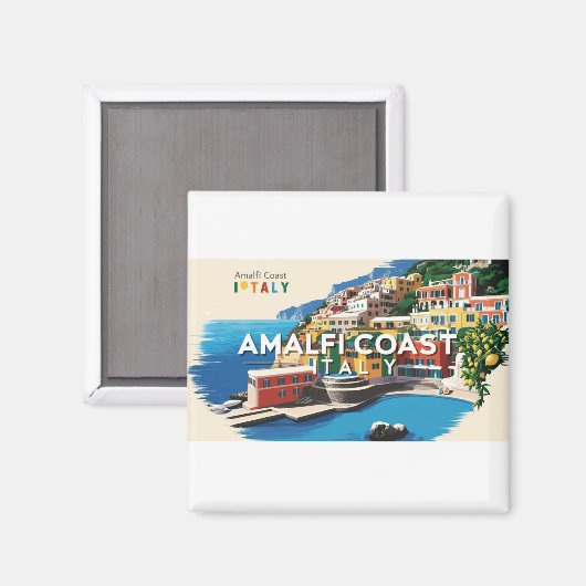 Aimant Côte d'Amalfi 1 (Recto/Verso)