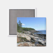 Aimant Côte de l'île Bar dans le parc national Acadia (Recto/Verso)