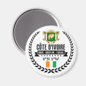 Aimant Côte d'Ivoire (Recto/Verso)