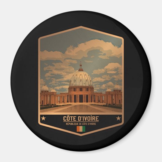 Aimant Côte d'Ivoire (Devant)