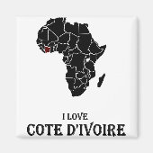 Aimant Côte d'Ivoire (Devant)