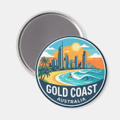 Aimant Côte d'Or Australie (Recto/Verso)