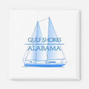 Aimant Côte du Golfe Voile nautique Côtière