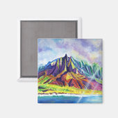 Aimant Côte Na Pali de Kauai Hawaii (Recto/Verso)