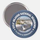 Aimant Côte nationale des îles Gulf (Recto/Verso)