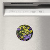 Aimant Coteau de panneaux violets et jaunes (In Situ (Lave-vaisselle))