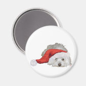 Aimant Coton de Tulear - En attente (Recto/Verso)