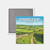 Aimant Cotswold Way Angleterre Travel (Recto/Verso)