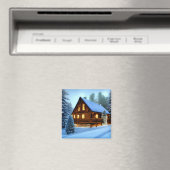 Aimant Cottage Country Northern Pine Cabine (In Situ (Lave-vaisselle))