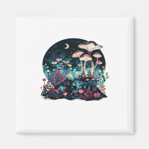 Aimant Cottagecore et Salon de Champignons Goblincore Est
