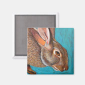 Aimant Cottontail Rabbit (Recto/Verso)