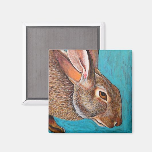 Aimant Cottontail Rabbit (Recto/Verso)