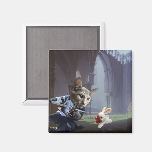 Aimant Couche de lapin (Recto/Verso)