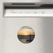 Aimant Couché de soleil de Floride avec Pélican (In Situ (Lave-vaisselle))