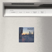 Aimant Couché de soleil sur la forêt en Laponie (In Situ (Lave-vaisselle))