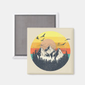 Aimant Coucher de soleil (Recto/Verso)