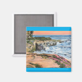 Aimant Coucher de soleil à La Jolla Cove (Recto/Verso)