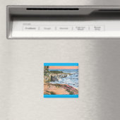 Aimant Coucher de soleil à La Jolla Cove (In Situ (Lave-vaisselle))