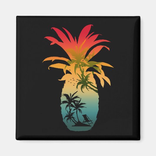 AIMANT COUCHER DE SOLEIL À L'ANANAS (Devant)