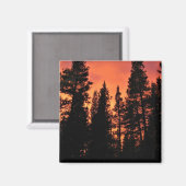 Aimant Coucher de soleil à Tuolumne Meadows, Yosemite, CA (Recto/Verso)