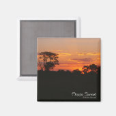 Aimant Coucher de soleil Acacia (Recto/Verso)