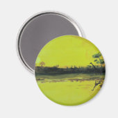 Aimant Coucher de soleil africain (Recto/Verso)