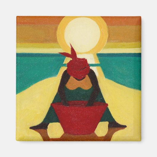 Aimant Coucher de soleil africain 2009 (Devant)