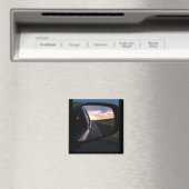 Aimant Coucher de soleil au Texas dans mon rétroviseur (In Situ (Lave-vaisselle))