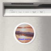 Aimant Coucher de soleil beauté marine (In Situ (Lave-vaisselle))