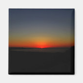 Aimant Coucher de soleil dans l'eau (Devant)